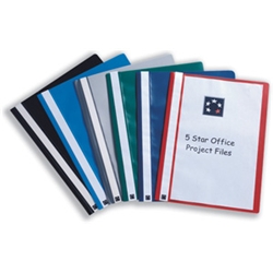 5 Star A4 Project File Blue [Pack 5]